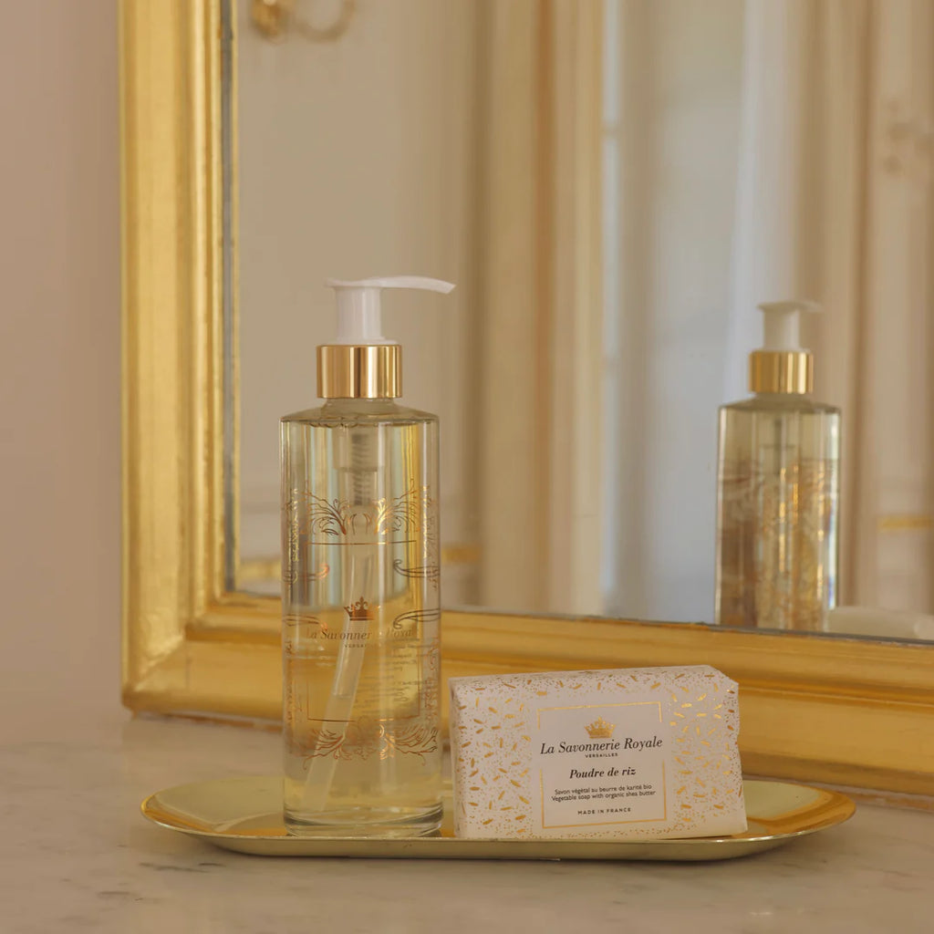 POUDRE DE RIZ (RICE POWDER) LIQUID SOAP – GLASS BOTTLE